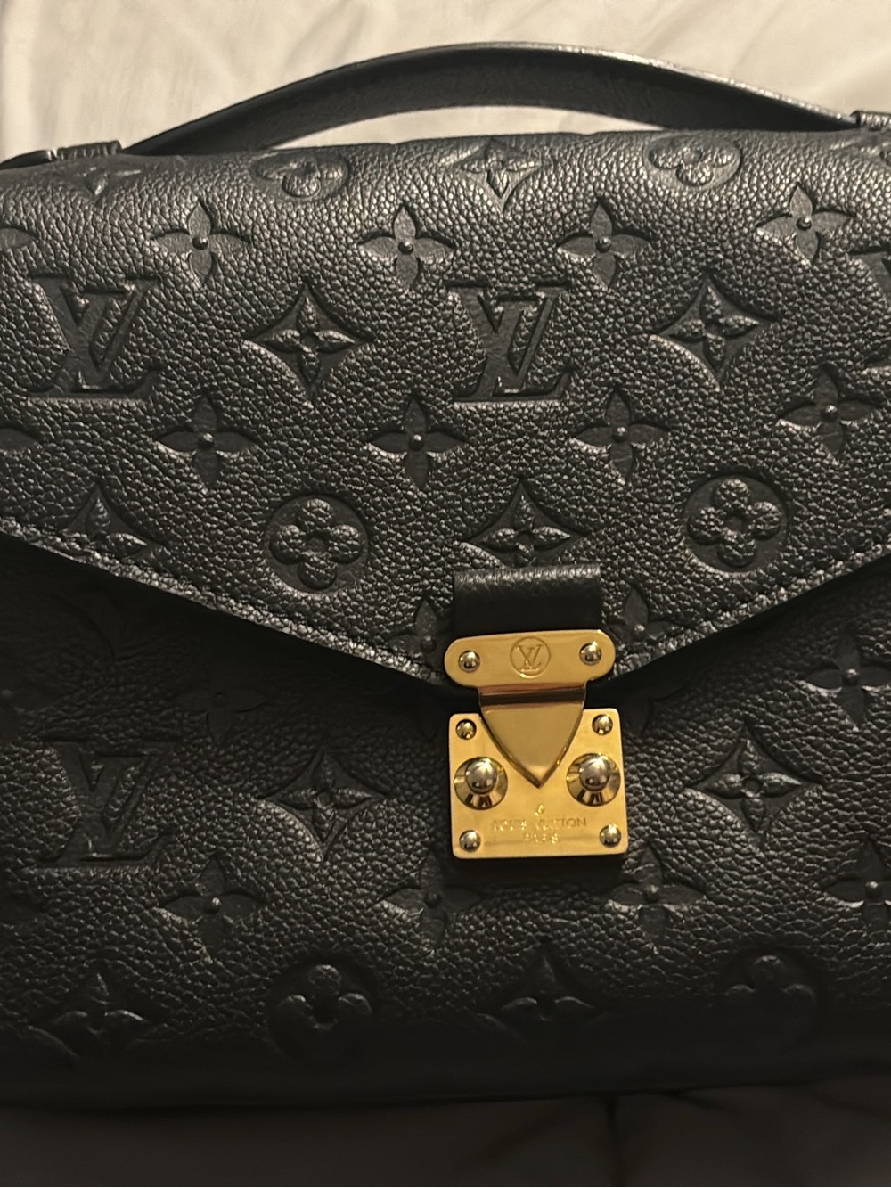 Louis Vuitton Black Empriente Pochette Metis